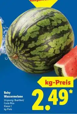 Lidl Baby Wassermelone Angebot