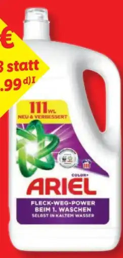 Lidl Ariel Flüssig Waschmittel Angebot
