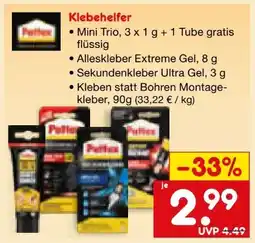 Netto Marken-Discount Pattex Kleber Angebot