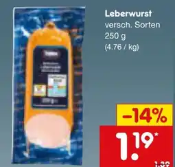 Netto Marken-Discount Steinemann Leberwurst Angebot