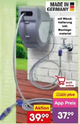 Netto Marken-Discount Living Garden Schlauchaufroller Angebot