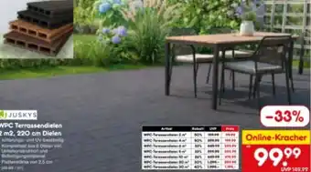 Netto Marken-Discount Juskys WPC Terrassendielen Angebot