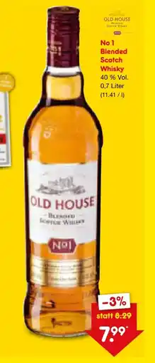 Netto Marken-Discount Old House No 1 Scotch Whisky Angebot