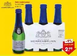 Netto Marken-Discount Schloss Herrenbrunn Sekt Angebot