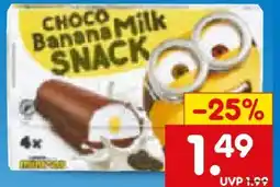 Netto Marken-Discount Minions Choco Banana Milk Snack Angebot