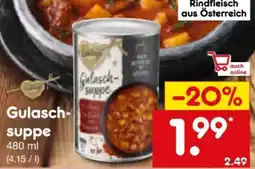 Netto Marken-Discount Lieblings Gulaschsuppe Angebot