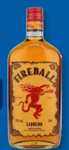 Lidl Fireball Likör mit Zimt- und Whiskygeschmack Angebot
