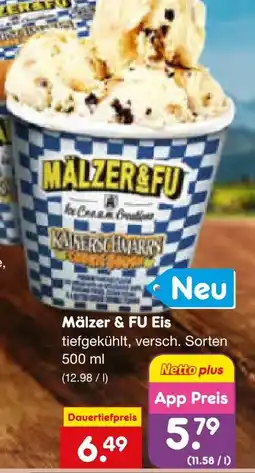 Netto Marken-Discount Mälzer & Fu Eiscreme Angebot