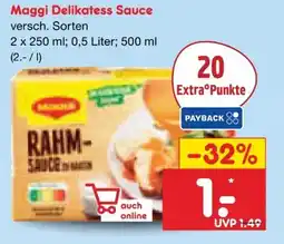 Netto Marken-Discount Maggi Delikatess Saucen Angebot