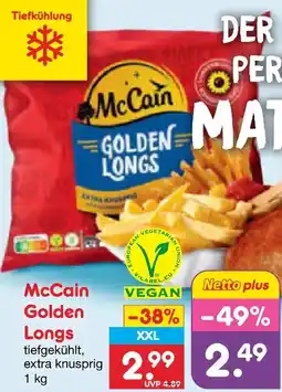 Netto Marken-Discount McCain Golden Longs Vegan XXL Angebot
