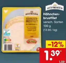 Netto Marken-Discount Hofmann Hähnchenbrustfilet Angebot