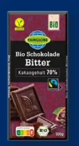 Lidl Fairglobe Bio-Schokolade Angebot