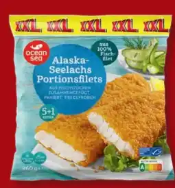 Lidl Ocean Sea Alaska-Seelachs Portionsfilets XXL Angebot