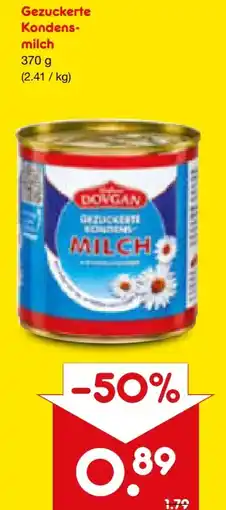 Netto Marken-Discount Dovgan Gezuckerte Kondensmilch Angebot
