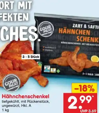 Netto Marken-Discount Gourmeat Hähnchenschenkel Angebot