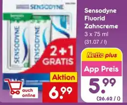 Netto Marken-Discount Sensodyne Zahncreme Fluorid Angebot