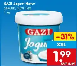 Netto Marken-Discount Gazi Jogurt Natur XXL Angebot