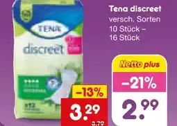 Netto Marken-Discount Tena Lady Discreet Angebot