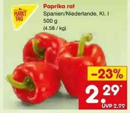 Netto Marken-Discount MarktTag Paprika rot Angebot