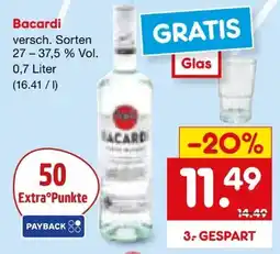 Netto Marken-Discount Bacardi Carta Blanca Angebot