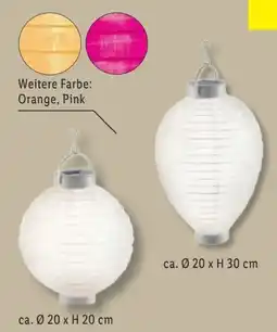 Lidl Livarno Home LED-Solar-Lampion Angebot