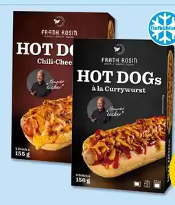 PENNY Frank Rosin Hot Dogs Chili-Cheese Tiefgefroren Angebot