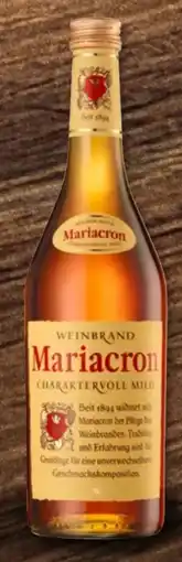 PENNY Mariacron Weinbrand Angebot