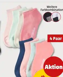 PENNY Damen Sneakersocken 4er Pack Angebot