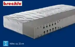 Lidl Breckle 7-Zonen-Kaltschaummatratze Pro Body S 592 Angebot