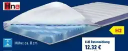 Lidl Hn8 Schlafsysteme 7-Zonen Geltouch-Matratzentopper Surf Angebot