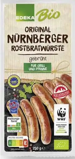 Edeka Edeka Bio Original Nürnberger Rostbratwürste Angebot