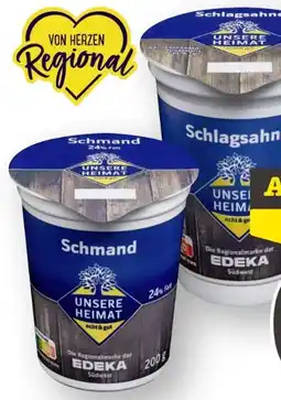 Scheck-in-Center Unsere Heimat Echt & Gut Schmand Angebot