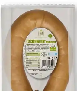 Scheck-in-Center Hofglück Fleischwurst Geräuchert Angebot