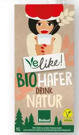 Edeka VeLike Bio Haferdrink Natur vegan Angebot