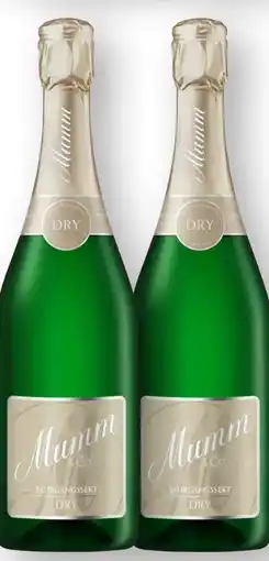 Scheck-in-Center Mumm & Co. Sekt Angebot