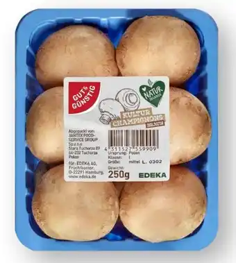 Scheck-in-Center Gut & Günstig Frische Champignons Angebot