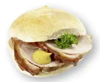 Scheck-in-Center Scheck-in Center Schweinekrustenbraten im Brötchen Angebot