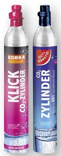 Scheck-in-Center Edeka zuhause CO² -Zylinder mit Klickfunktion Angebot