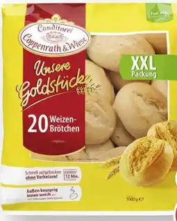 Scheck-in-Center Coppenrath & Wiese Unsere Goldstücke Weizen-Brötchen XXL Angebot