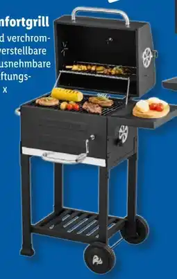 Lidl Grillmeister Mini-Holzkohle-Komfortgrill Kansas Angebot