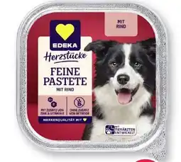 Scheck-in-Center Edeka Herzstücke Feine Pasteten Hundenahrung Angebot