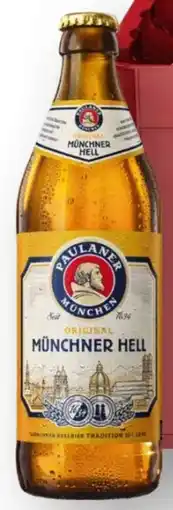 Scheck-in-Center Paulaner Münchner Hell Angebot