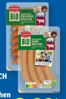 Lidl Metzgerfrisch Bio Traditions Wiener Würstchen Angebot