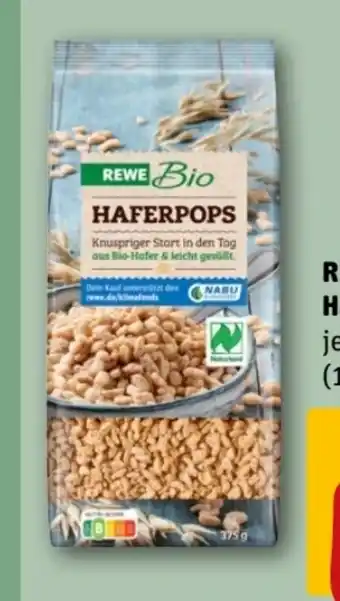 REWE Center Rewe Bio Haferpops Angebot