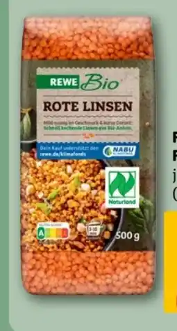 REWE Center Rewe Bio Bio-Rote Linsen Angebot