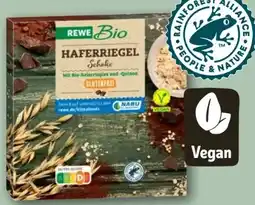 REWE Center Rewe Bio Haferriegel Schoko vegan Angebot