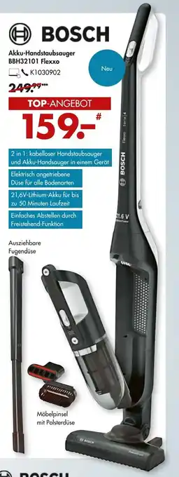 Galeria Bosch Akku Handstaubsauger BBH32101 Flexxo Angebot