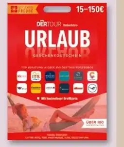 REWE Center Dertour Geschenkkarte Urlaub Angebot