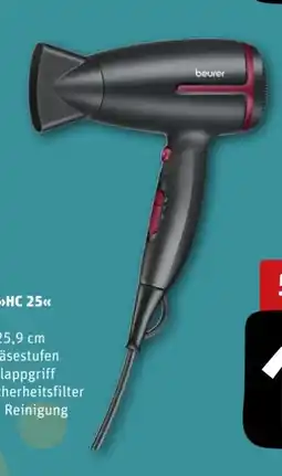 REWE Center Beurer Reisehaartrockner HC 25 Angebot