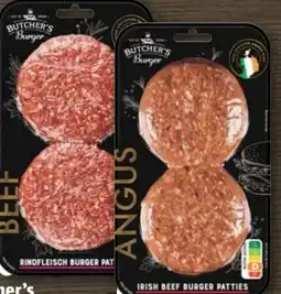 REWE Butcher’s Burger Angus Irish Beef Patties Angebot
